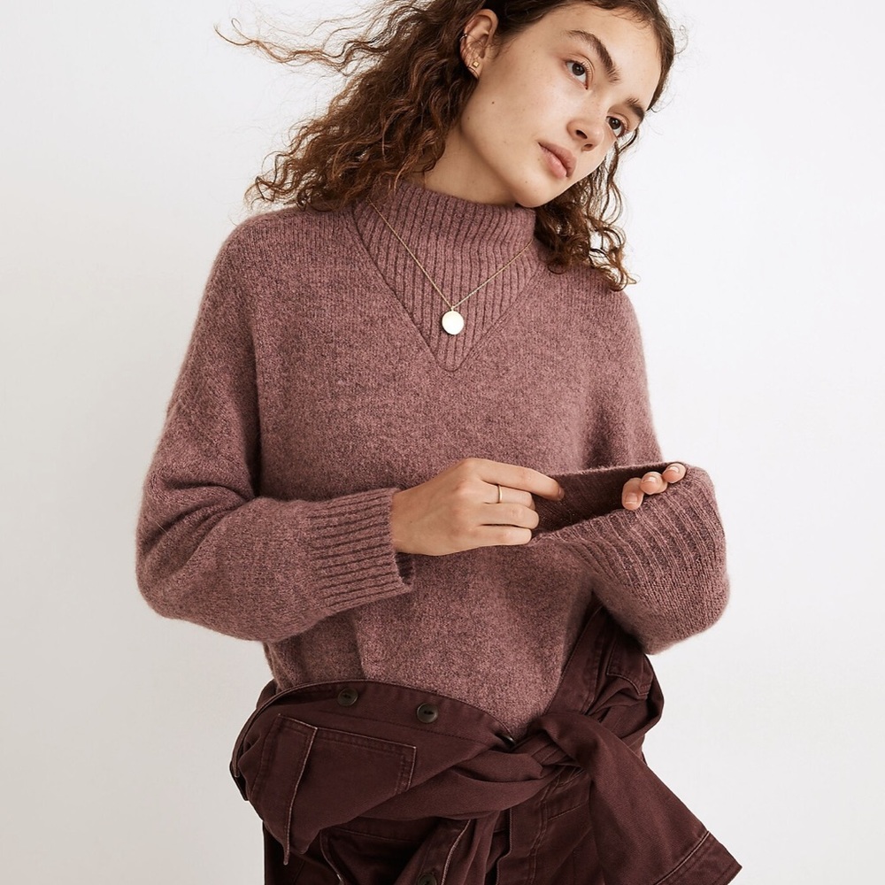 Madewell Mauve Sweater